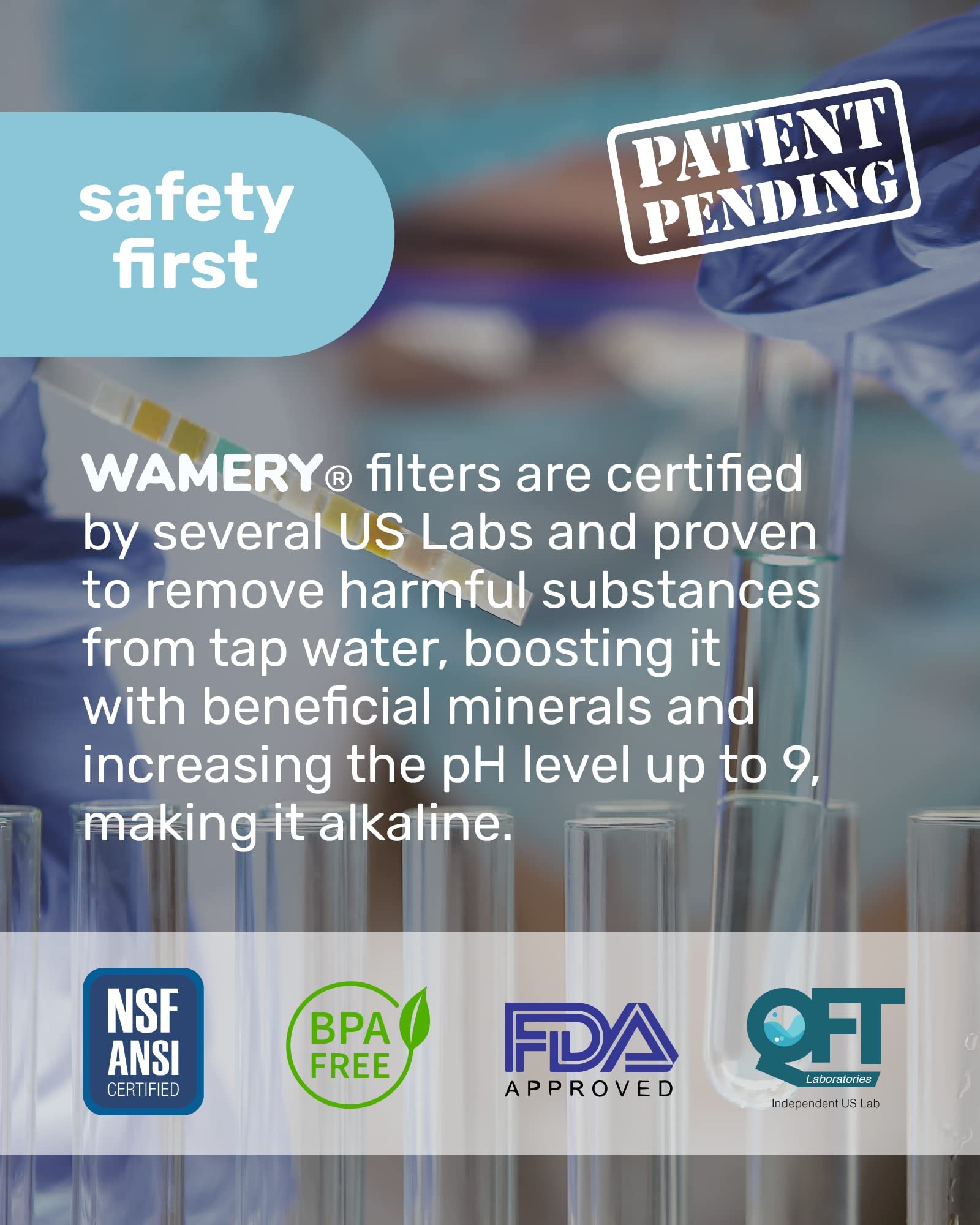Wamery packaging shows 3-pack value and simple replacement.