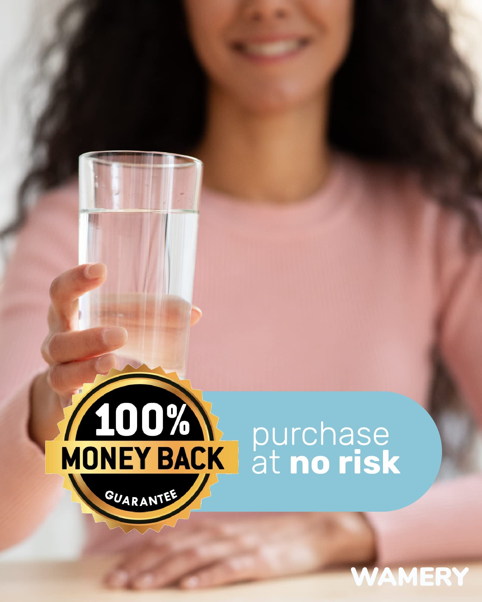 Wamery taste and clarity improvement for daily beverages.