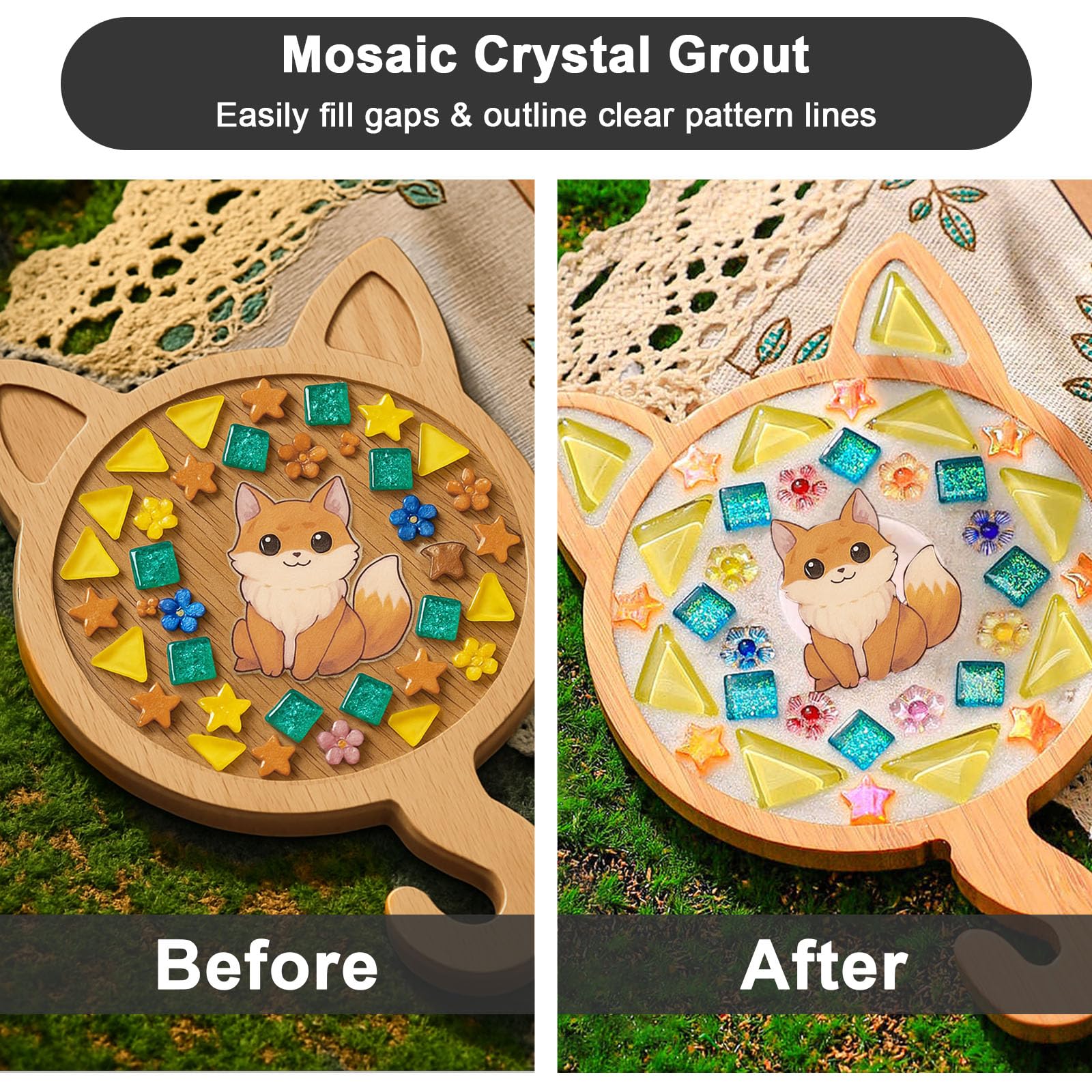 WAN2TLK grout application with sponge cleanup highlighting ease of use.