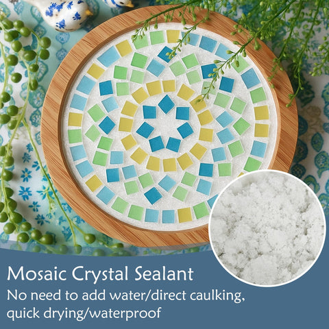 WAN2TLK no-water application enables quick gap filling in mosaics