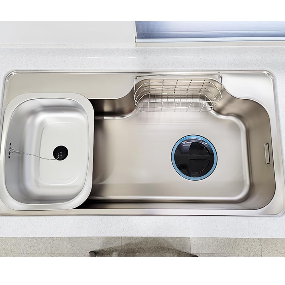 WANANG dishpan with 9.9L capacity and concise dimensions for small sinks.
