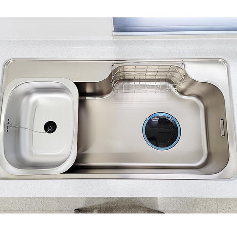 WANANG dishpan with 9.9L capacity and concise dimensions for small sinks.