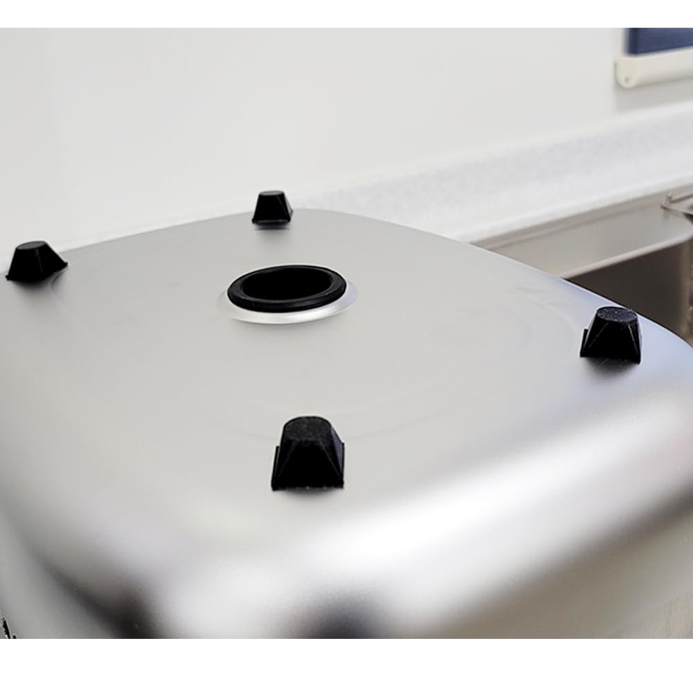 WANANG dishpan overflow design helps keep counters dry and organized.