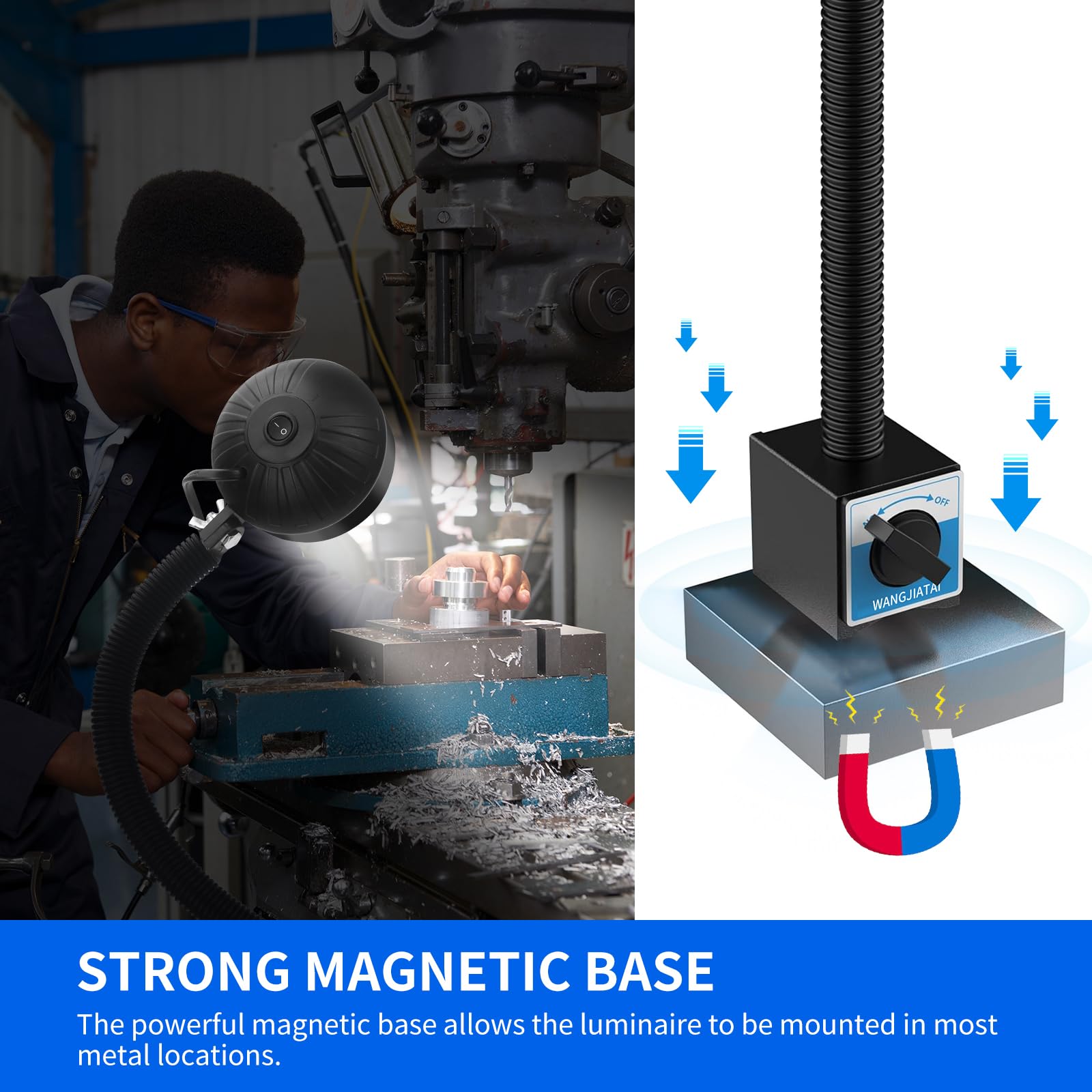 Includes black iron sheet for stronger magnetic attachment on non-ferrous surfaces.