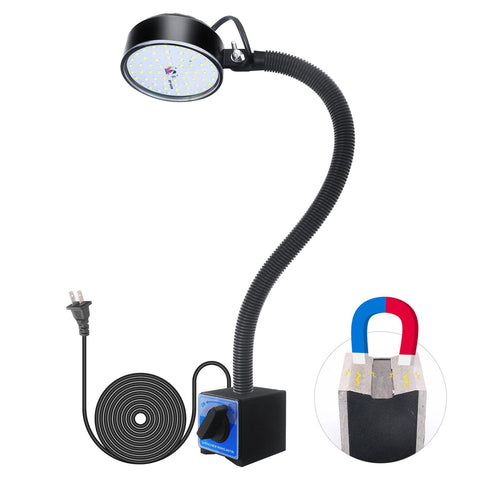 WangJiaTai magnetic work light provides 2000 lumens for detailed machine work.