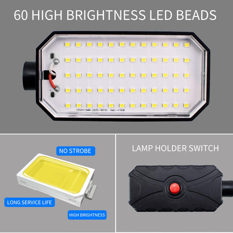 WangJiaTai 20-inch flexible arm for 360° light focus