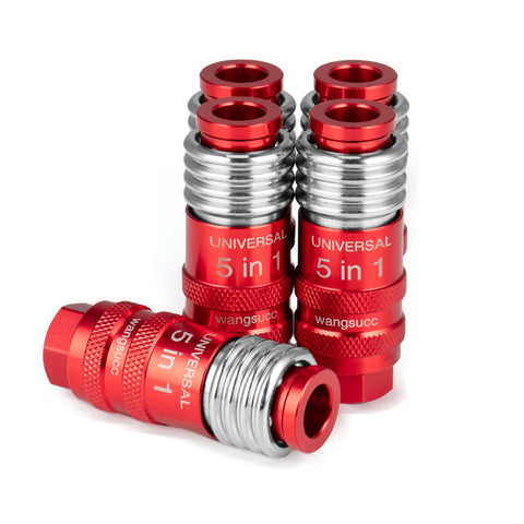 Wangsucc 5-in-1 quick-connect air fittings for safe, versatile connections