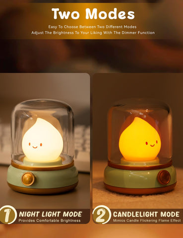 WANIDEA anime cozy light on desk enhances study time with soft glow.