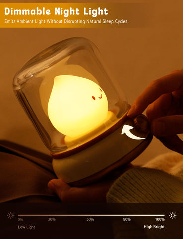 WANIDEA retro rechargeable night light candle without flame for safe use.