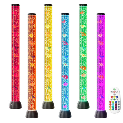Wankeer bubble tube lamp with remote for customizable ambient lighting in any room