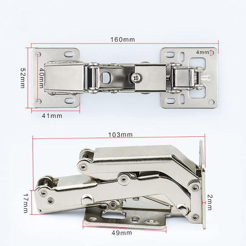 WANLIAN hidden hydraulic dampers provide silent soft close action