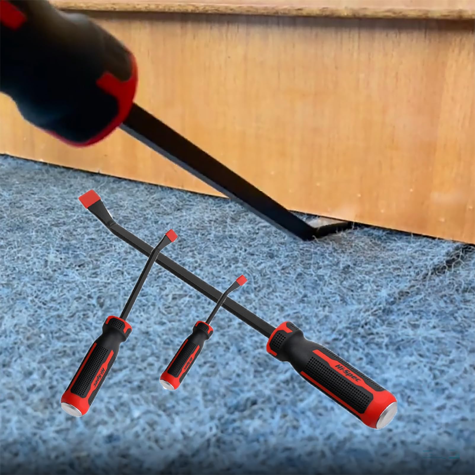 wanlvkang pry bar 18-inch angled-tip offers maximum leverage