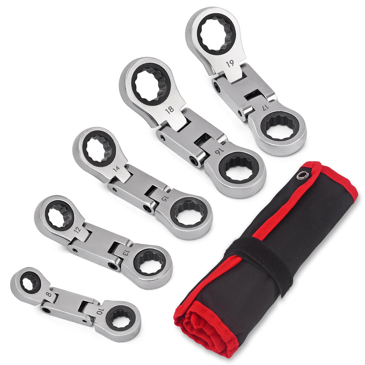 Wanlvkang Stubby Wrenches 8mm for tight spaces and easy access