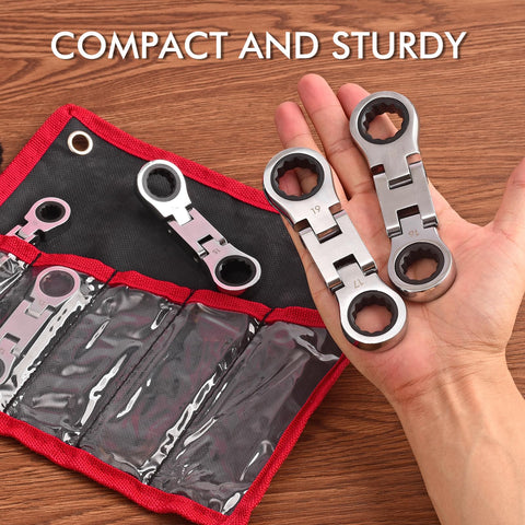 Wanlvkang Rolling pouch keeps wrenches organized and ready in transit