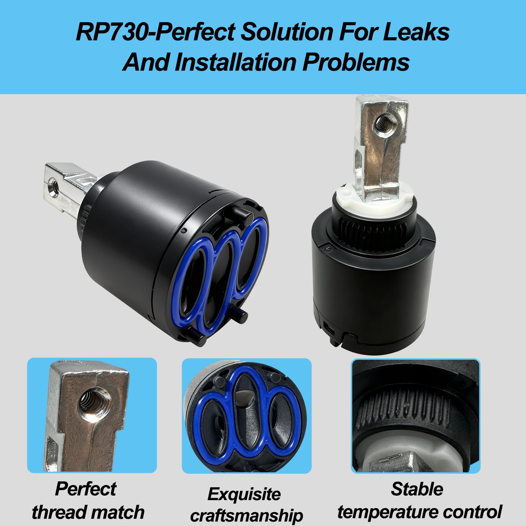 Wanyous RP73000 Delta faucet cartridge installation setup for easy DIY