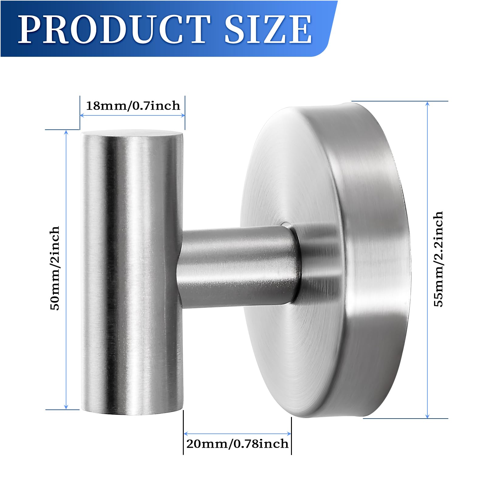 warlve brushed nickel suction hook blends with modern decor while organizing towels