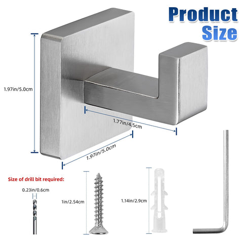 Warlve hooks ideal for hotel bathrooms, keeping towels and robes neatly organized