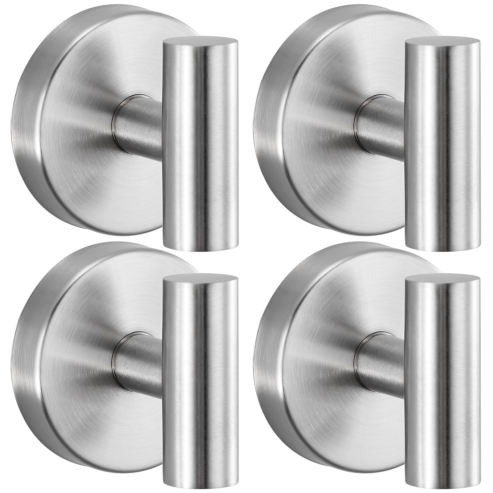 warlve heavy-duty suction hook installed on shower glass holding towels securely