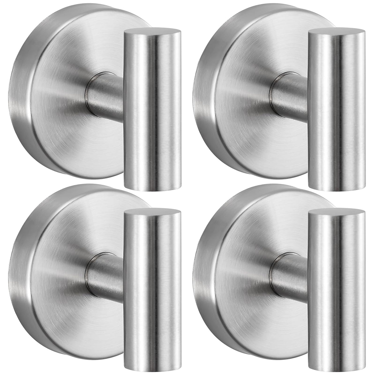 warlve heavy-duty suction hook installed on shower glass holding towels securely