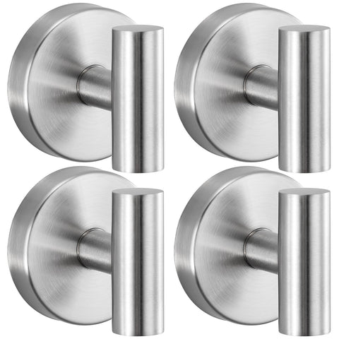 warlve heavy-duty suction hook installed on shower glass holding towels securely