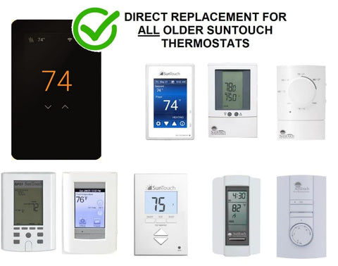 SunStat CommandPLUS touchscreen controls offer easy setup and scheduling