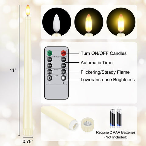 Warmhere automatic timers enable hands-free lighting during dinners or gatherings.