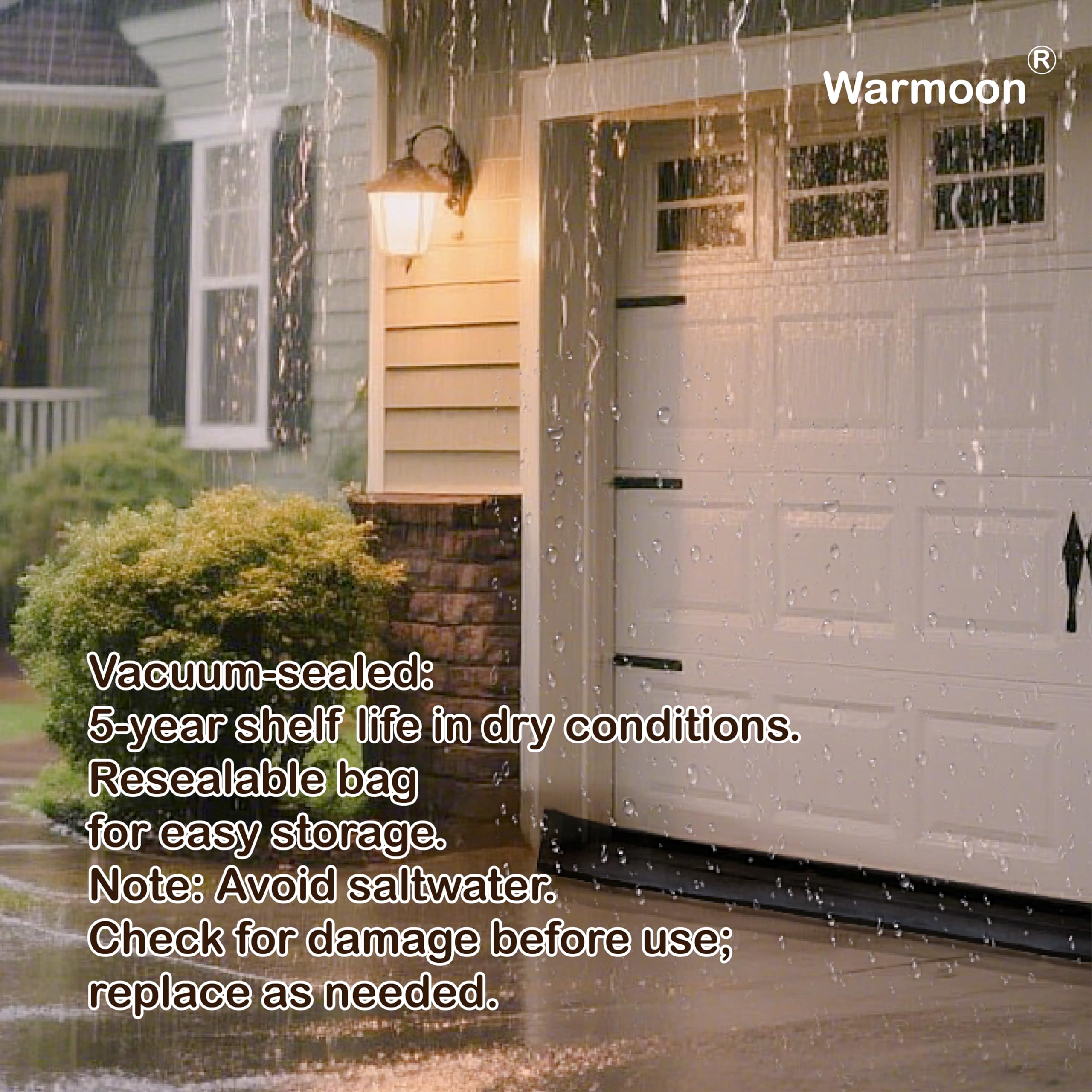 Sealed Warmoon storage bag with barrier prepared for dry storage