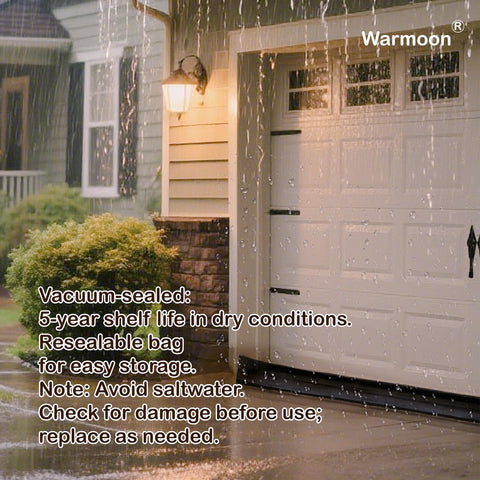 Sealed Warmoon storage bag with barrier prepared for dry storage