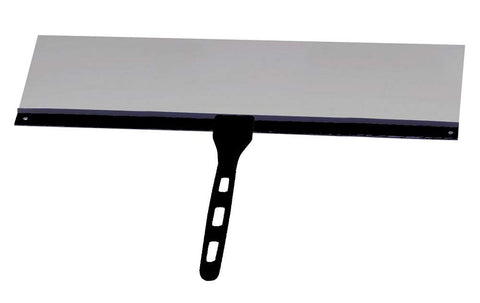 Warner Tool overspray shield with 36in aluminum blade and plastic handle protects nearby surfaces during painting