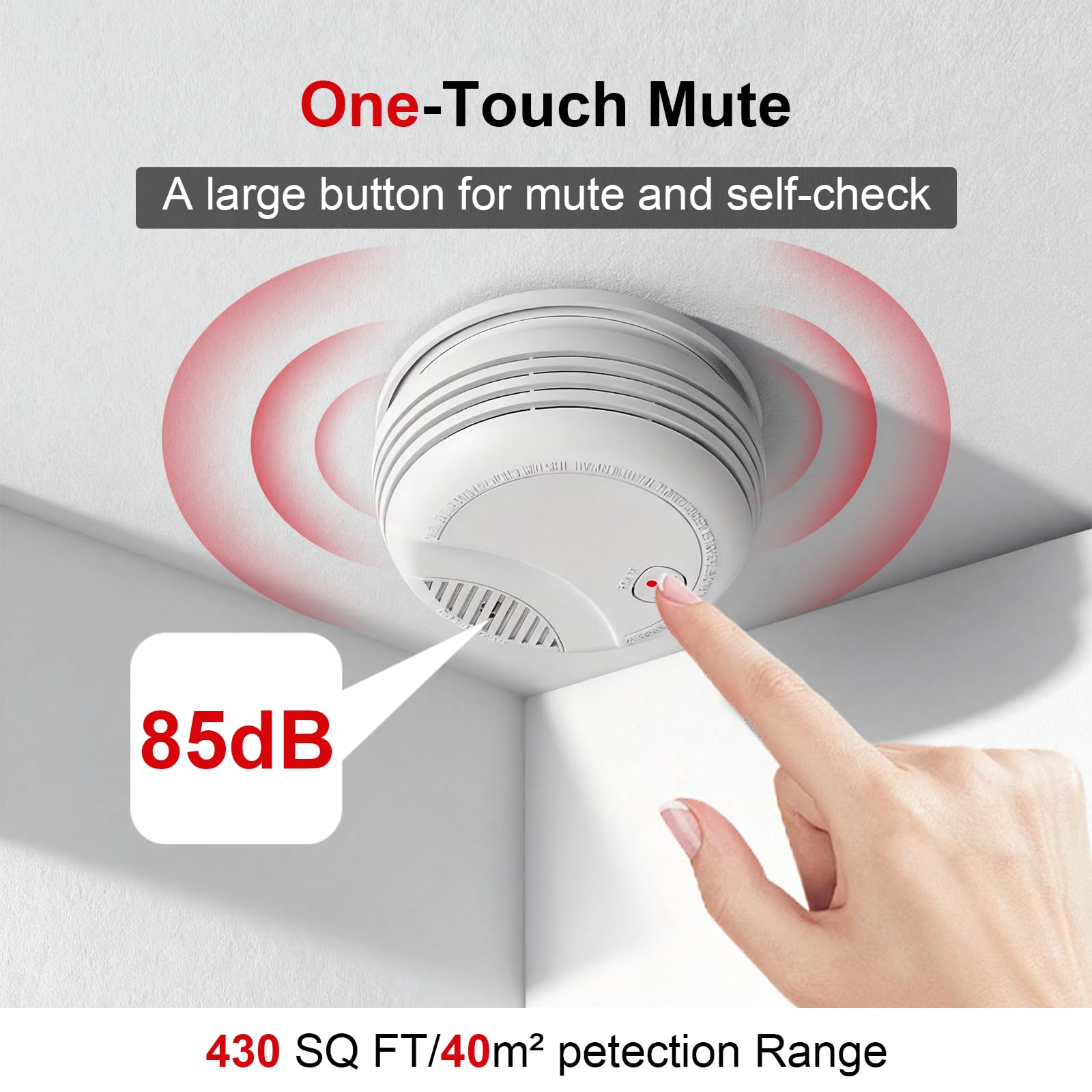 WARROXIDE 4-Pack ai-filtering-smoke, reduces nuisance alarms.