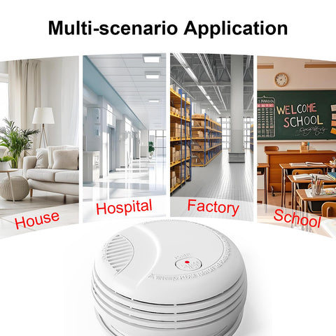 WARROXIDE portable smoke detector ideal for travel and RV setups