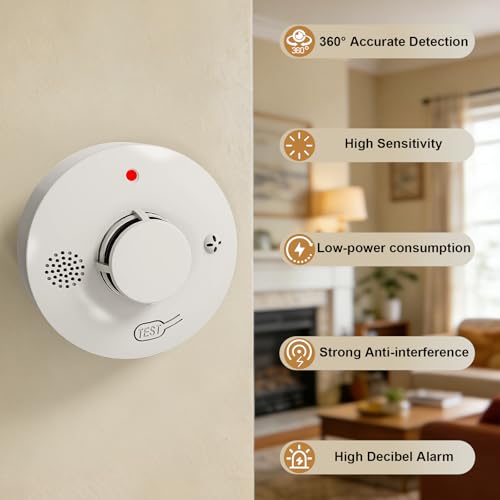 WARROXIDE smoke detector packaging emphasizes value in a 3-pack.