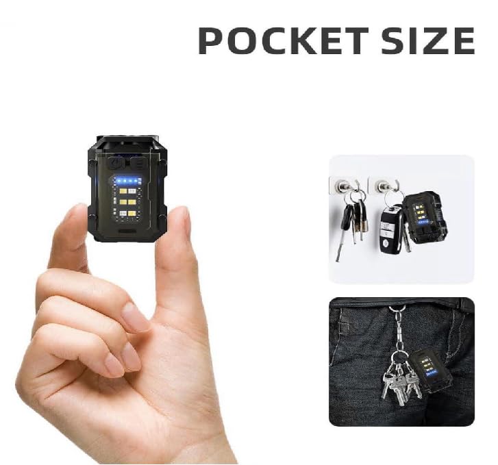 WARSUN keychain light clips securely for easy access