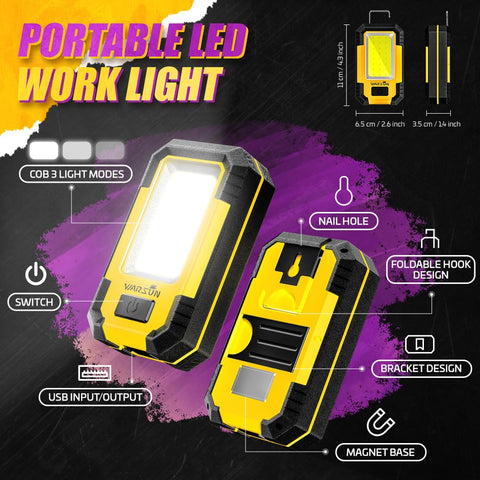 WARSUN light suits car repair and camping scenarios.