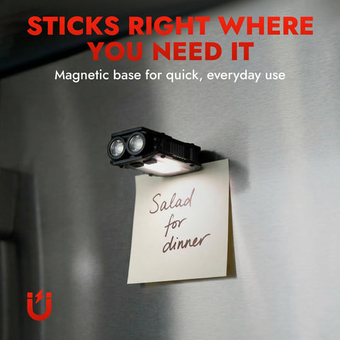WARSUN main and side light modes for versatile tasks