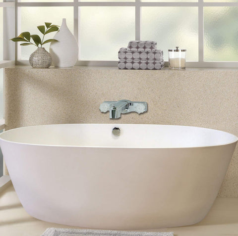 Wasserman 2 GPM flow delivers steady water pressure for baths.