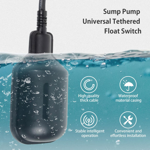 Wassermann IP68 waterproof float ball ensures durable performance in wet sump environments.