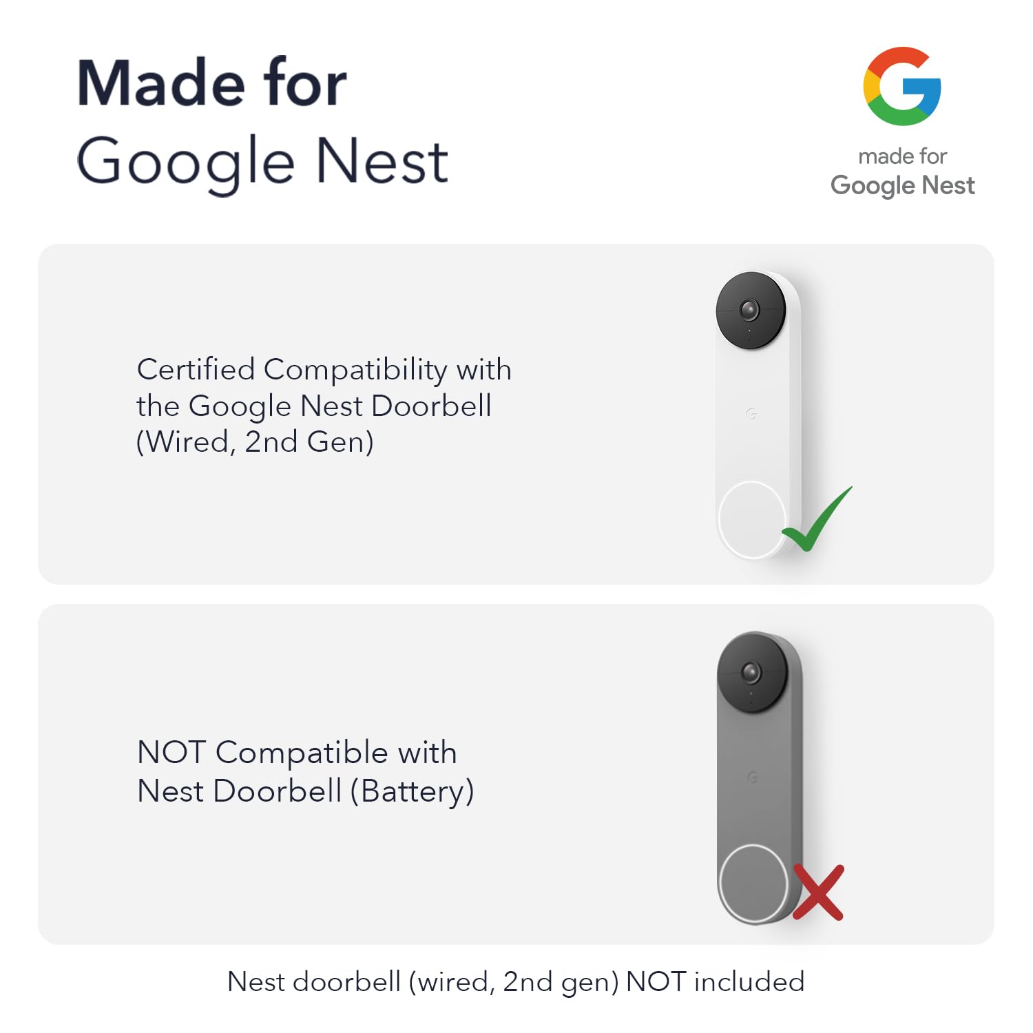 Wasserstein chime integrates with Google Home app for easy control