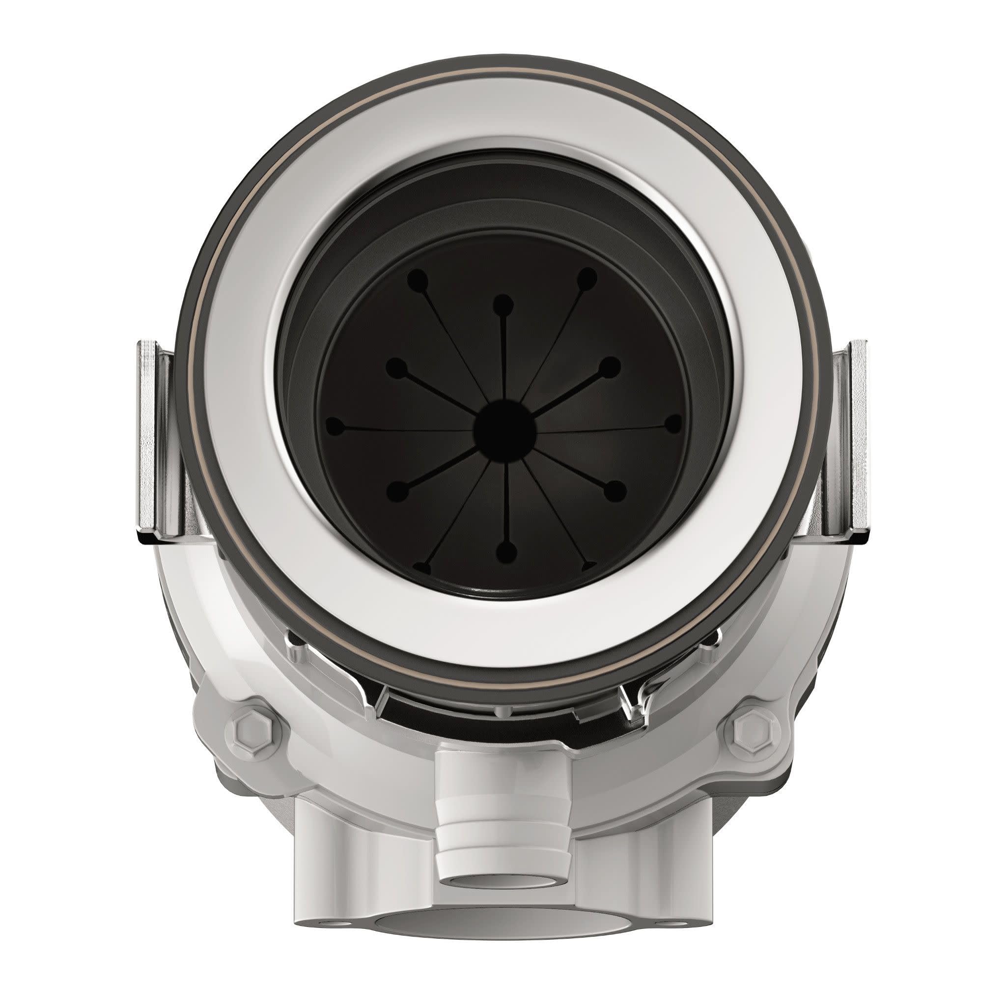 Glass filled nylon grind chamber on Waste King L-111 resists rust and corrosion over time