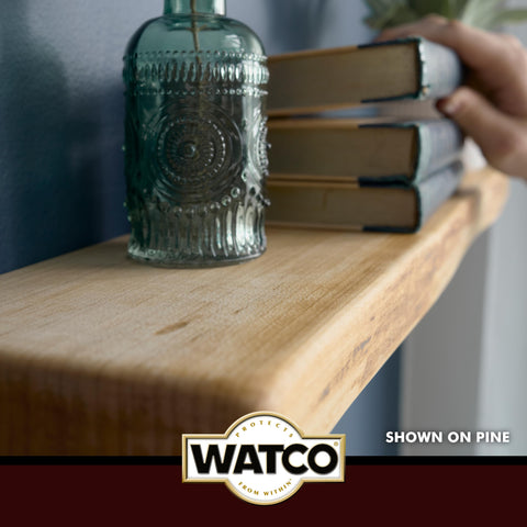 Watco Danish Oil Wood Finish dry glow enhances natural wood grain