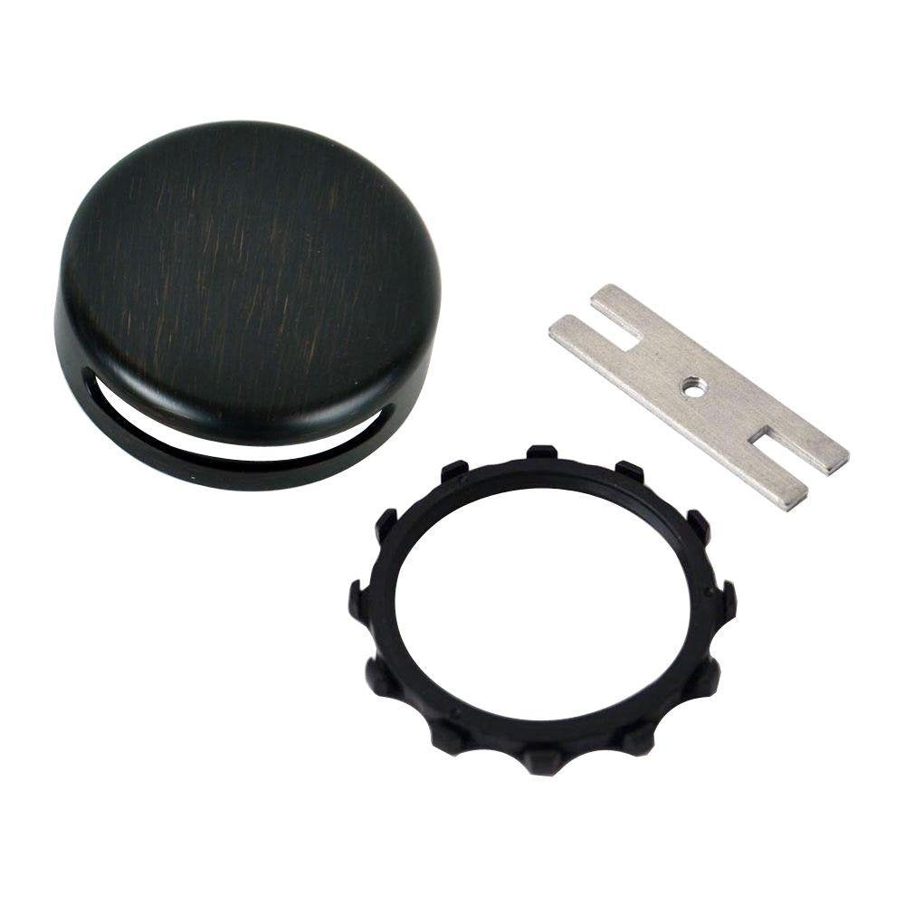 Watco overflow plate kit with oil-bronze finish for durable plumbing upgrade.