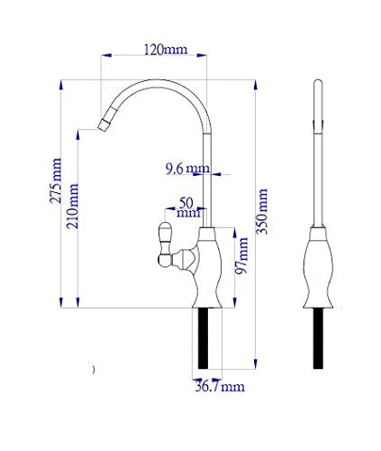 Water Filter Tec brushed-nickel faucet in kitchen setting for daily use