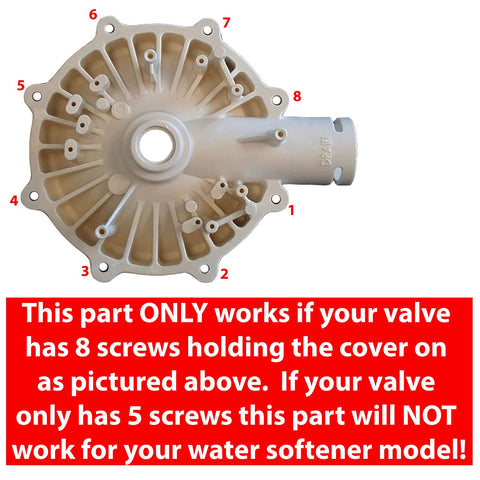 Water softener rotor-seal kit installation view, reliable flow.