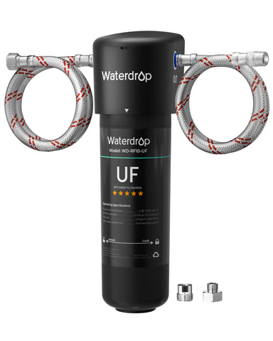 Waterdrop 10UA-UF under-sink system front view for easy installation