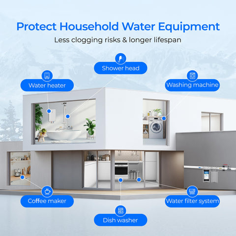 Waterdrop 10x4.5-in filter provides reliable whole-house filtration for municipal or well water.