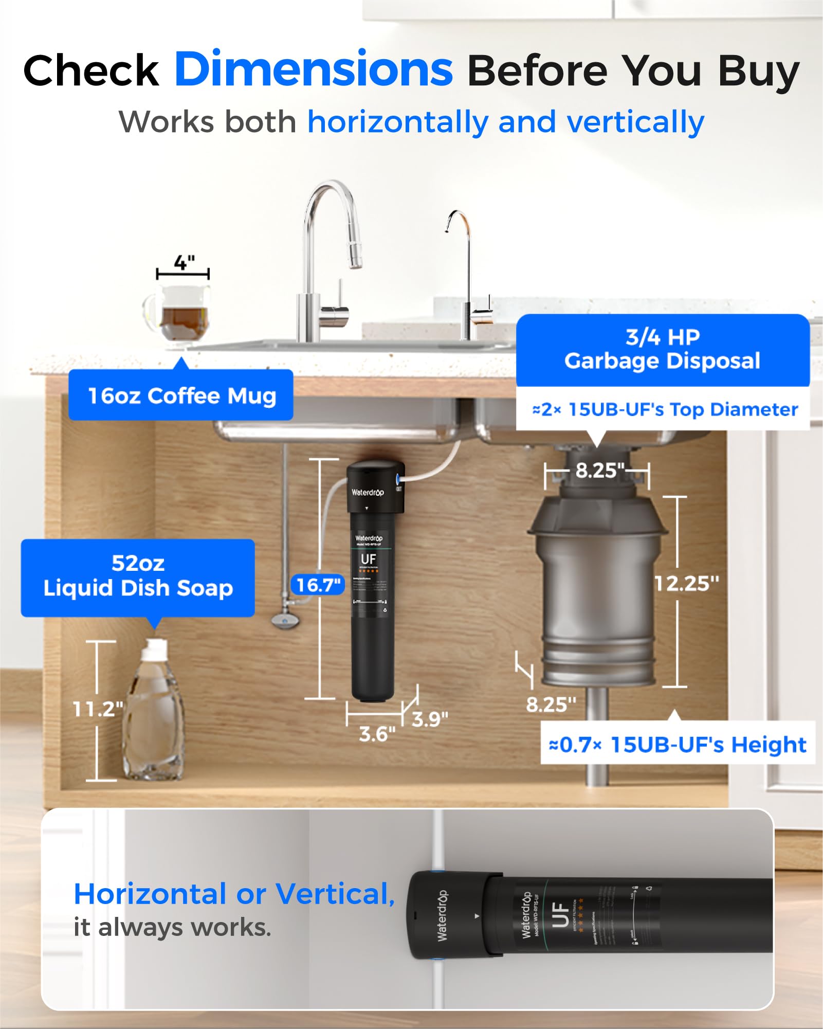 Waterdrop chlorine removal improves taste and odor in daily use