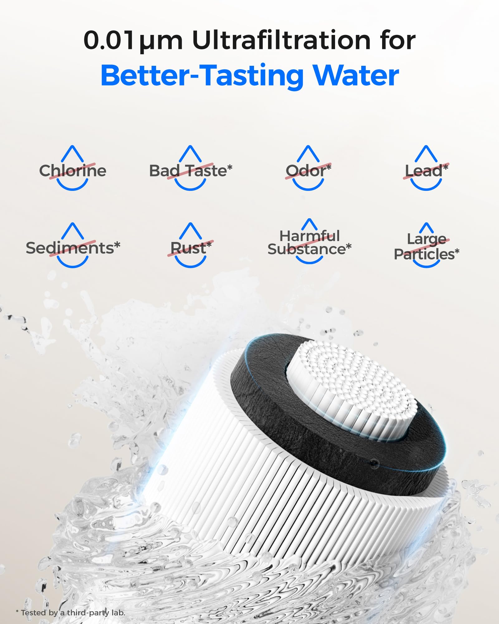 Waterdrop system reduces lead for safer-tasting tap water