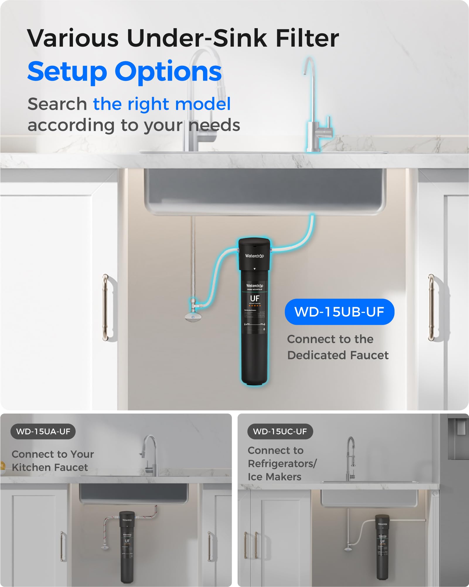 Waterdrop taste and odor improvement enhances beverage quality at home