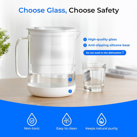 Waterdrop 5-stage filtration assembly reduces chlorine and odors