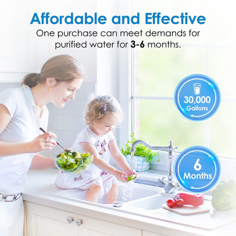 American Plumber W10-PR-compatible housing with Waterdrop filter.